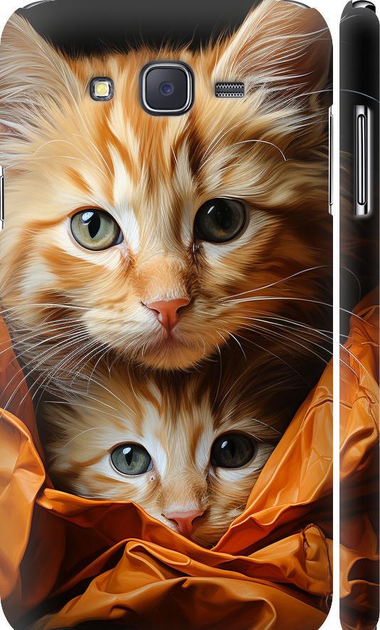 Чохол на Samsung Galaxy J7 J700H Котики 2 (5664m-101-42517)