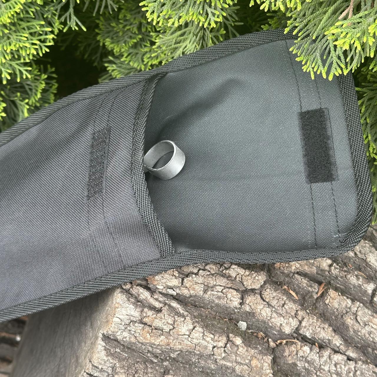 Чохол Metalzavod із клапаном на липучці на 6 шампурів 65х15х1,5 см Чорний (CHHL-KLPN-SHMP6-BL) - фото 4