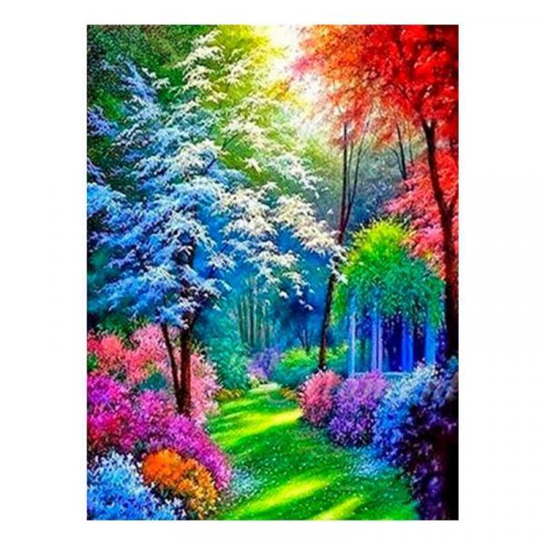 Алмазна мозаїка TK Group Чарівний ліс 40х30 см з рамкою в коробці (GB77500-mt)