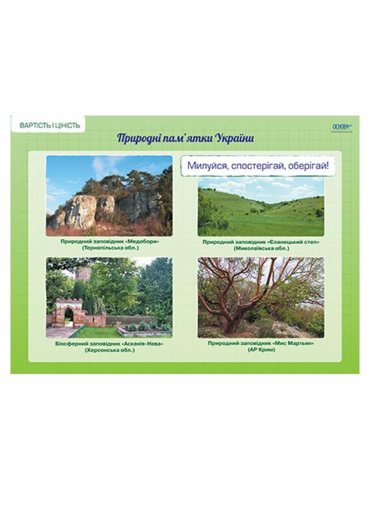 Комплект плакатов НУШ Я исследую мир. 2 класс. А2. Основа ЗПП028 (2712710029964) - фото 3