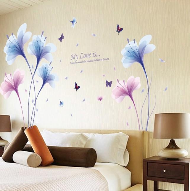 Наклейка інтер'єрна на стіну Green Life Квіти 90х180 см (XL8262) - фото 3 Наклейка інтер'єрна на стіну Green Life Квіти 90х180 см (XL8262) - фото 3