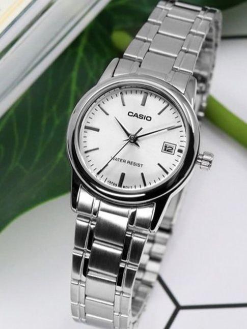 Наручний годинник жіночий Casio LTP-V002D-7A Timeless Collection Lady Timeless Collection Рожевий (2822658822)