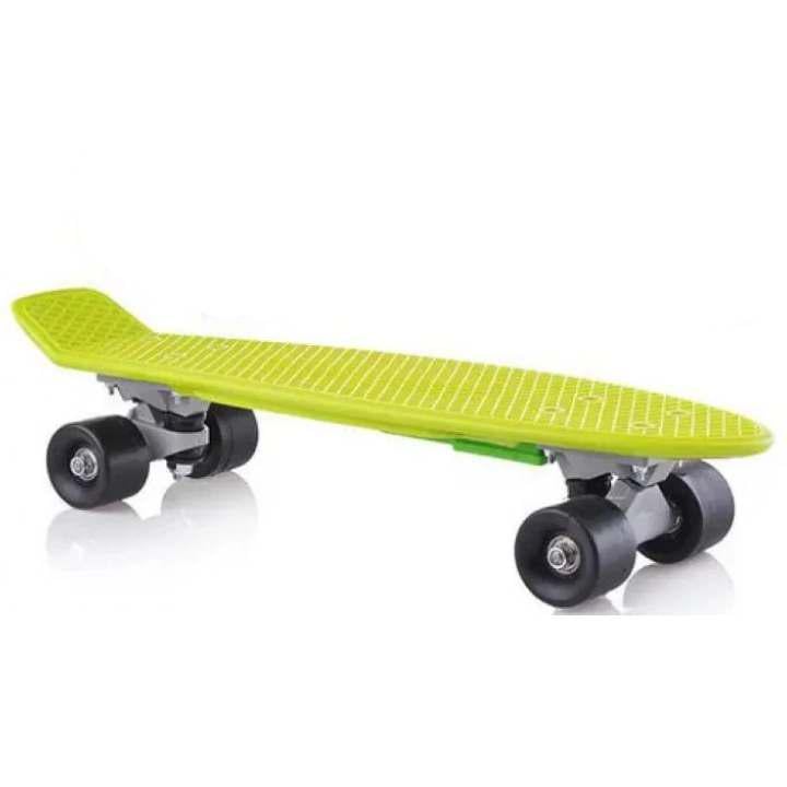 Пенниборд Doloni Toys 0151/5 колеса из бесшумного полиуретана закреплены на металлической подвеске Салатовый