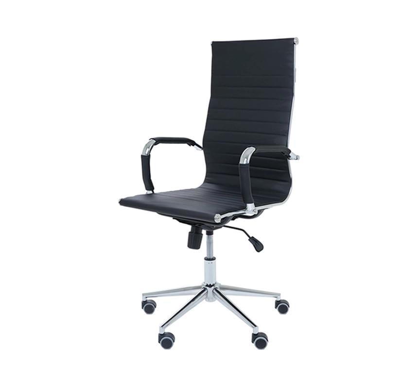 Крісло АКЛАС Кап PB Tilt PU Black (XY-8101)