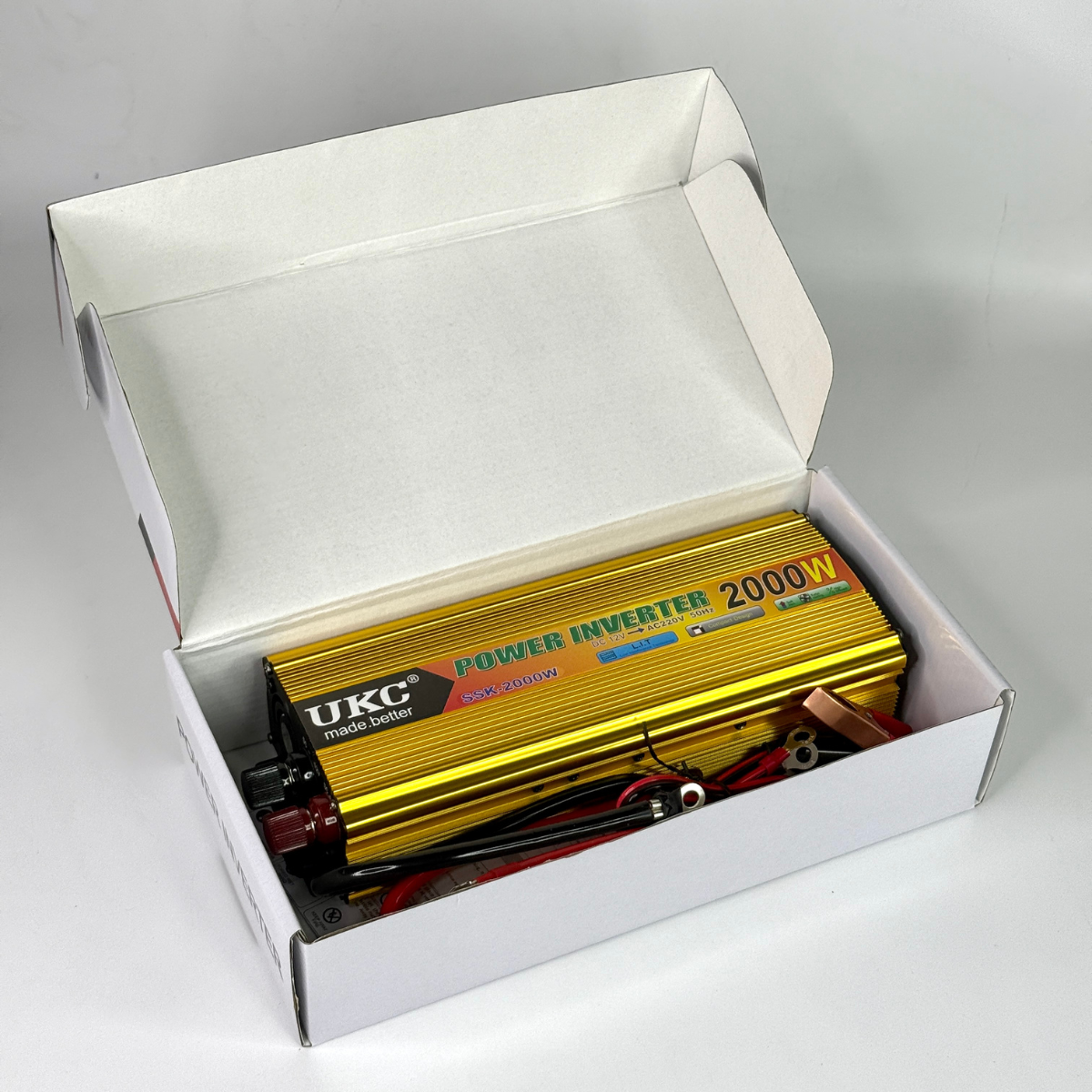 Інвертор UKC AC/DC 2000W 12V SSK-2000 з USB-портом (12341579) - фото 4 Інвертор UKC AC/DC 2000W 12V SSK-2000 з USB-портом (12341579) - фото 4