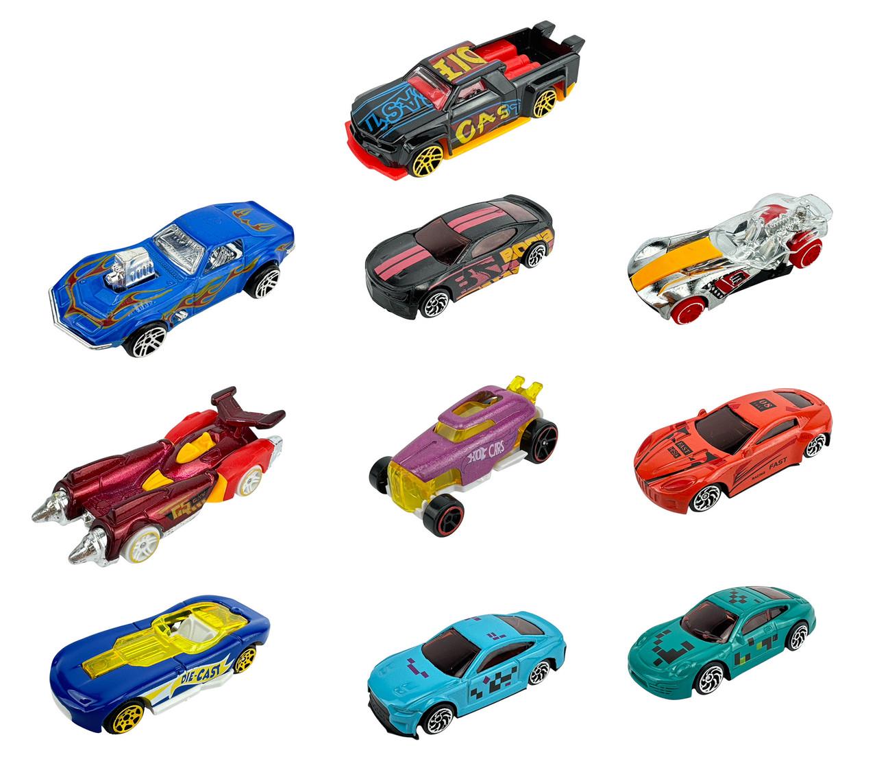 Ігровий набір машинок Hot Wheel DIE-CAST 10 шт. (788-103) - фото 2 Ігровий набір машинок Hot Wheel DIE-CAST 10 шт. (788-103) - фото 2
