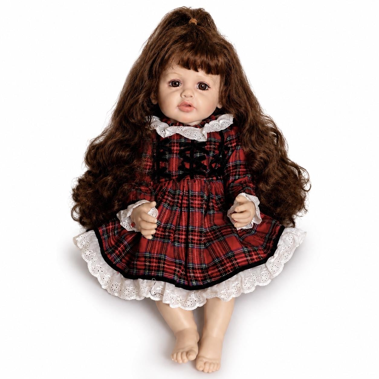 Кукла Reborn Baby реалистичная силиконовая 55 см (К0100410)