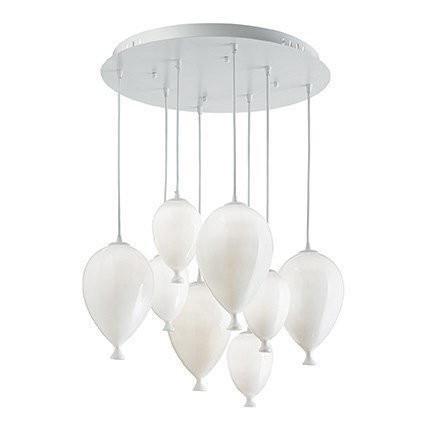 Люстра Ideal Lux Clown SP8 Bianco (100883)