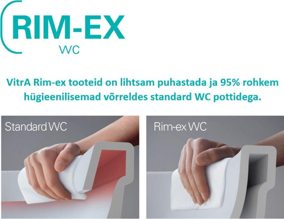 Унитаз подвесной VitrA Integra Square Rim Ex с сидением Slim Soft Close (88-7082B003-7205) - фото 3 Унитаз подвесной VitrA Integra Square Rim Ex с сидением Slim Soft Close (88-7082B003-7205) - фото 3