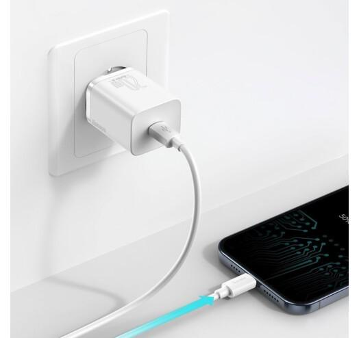 Зарядное устройство для Baseus 20W Super Si Quick Charger 3.0 Power Delivery 3.0 1Type-C 3A Black (CCSUP-B01) - фото 10