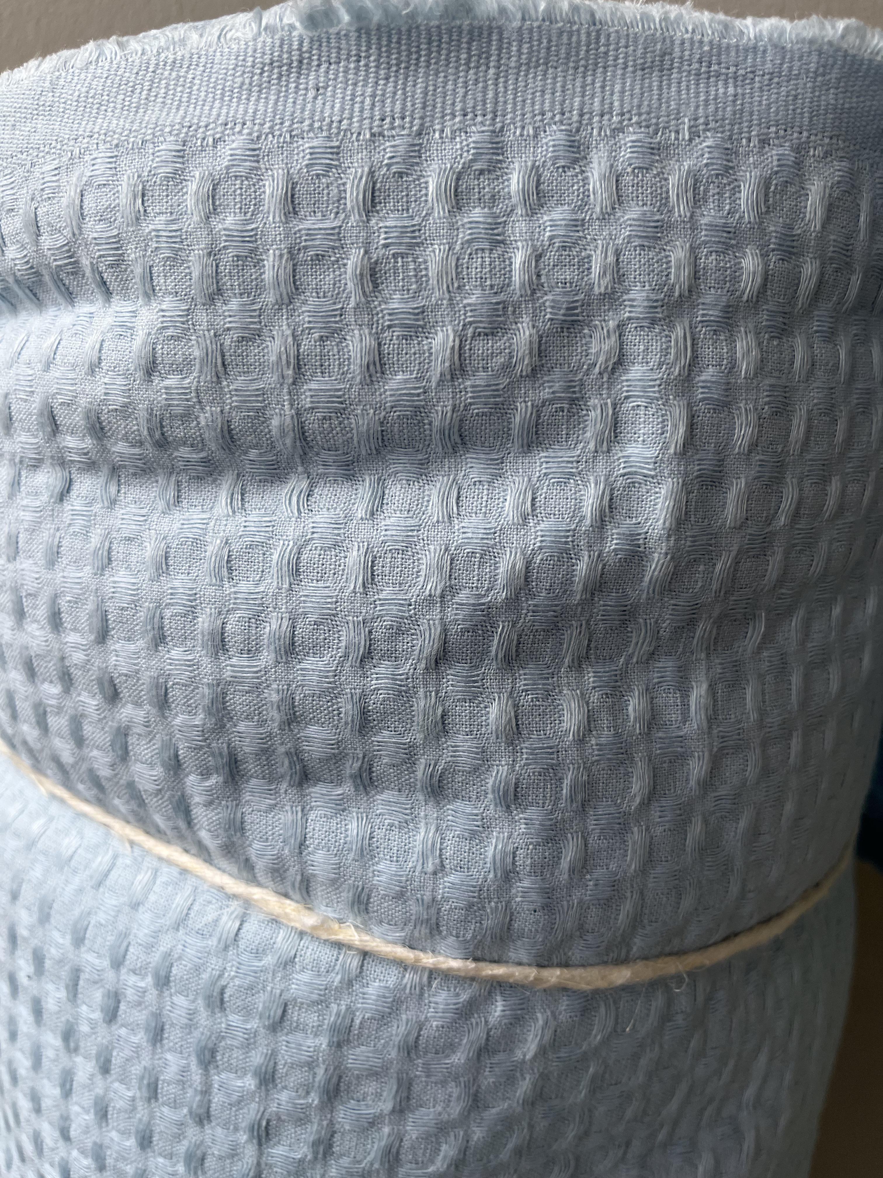 Тканина Linen Plus CRASH EFFECT 54% льон 46% бавовна 200 см Світло-блакитний (415-552MZ) - фото 8