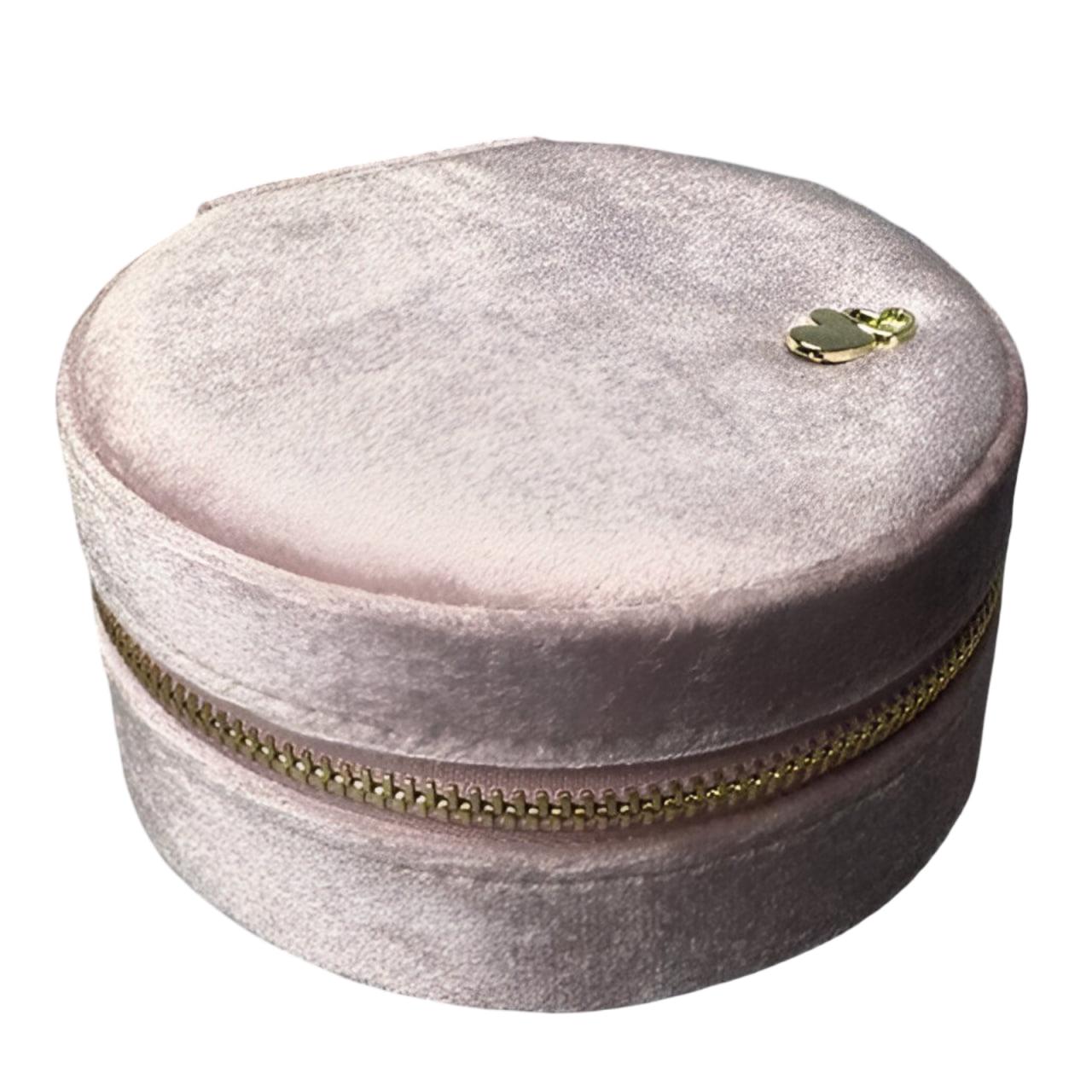 Скринька-органайзер для прикрас 11х11х5 см Пудровий (24-365)