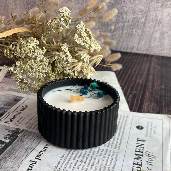 Свеча восковая в кашпо Аромат нежности (1568)