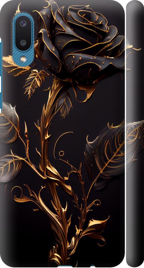 Чехол на Samsung Galaxy A02 A022G Роза 3 (5552m-2260-42517) Чехол на Samsung Galaxy A02 A022G Роза 3 (5552m-2260-42517)