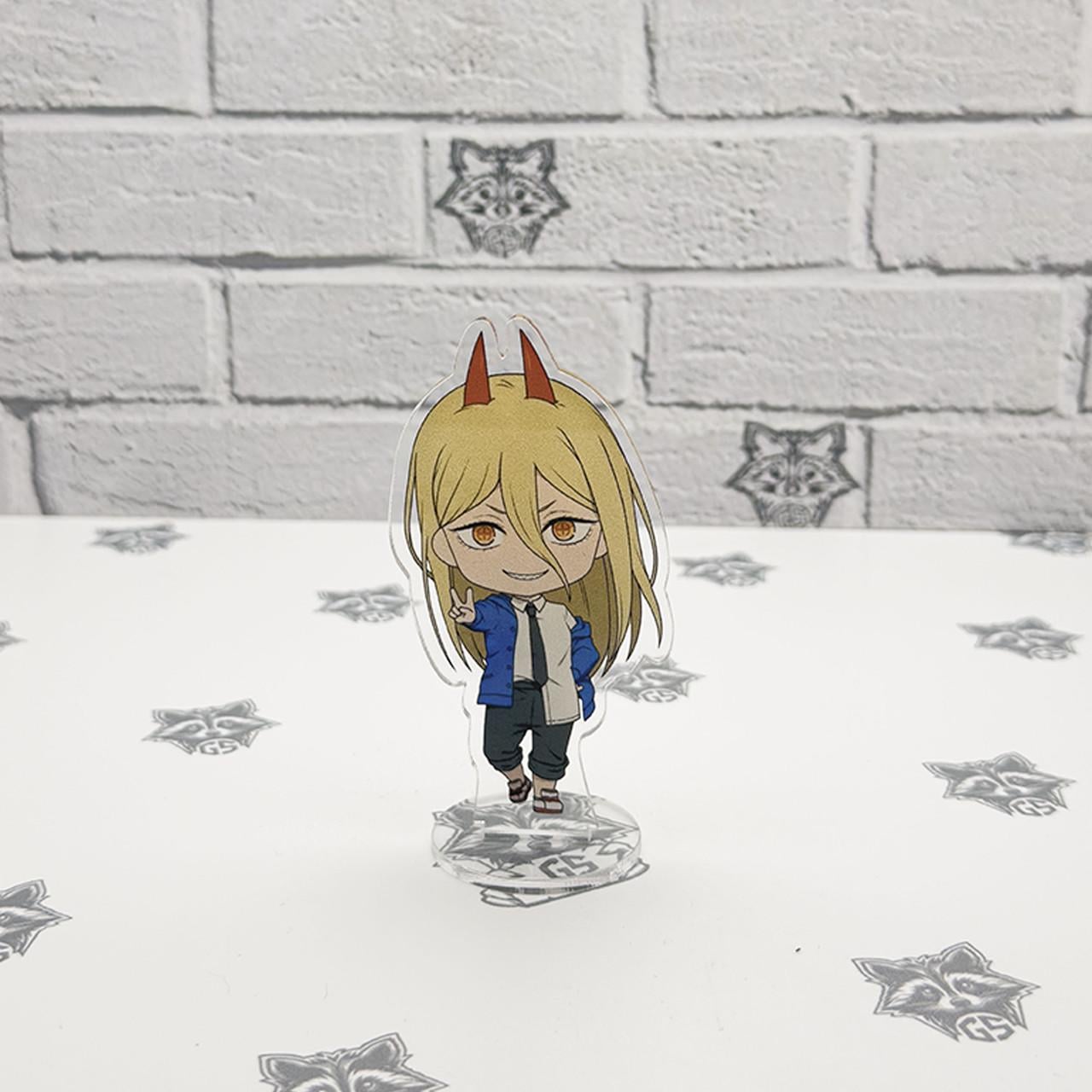Фигурка коллекционная акриловая Chibi Аниме Человек бензопила Пауэр 1 10 см (2219411052)