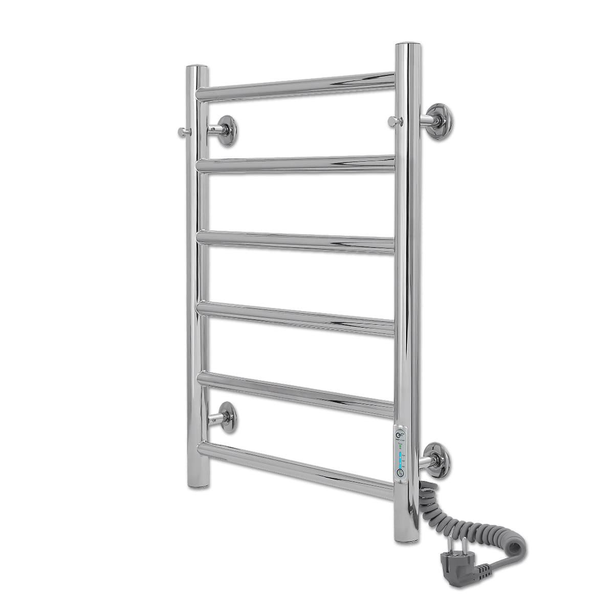 Полотенцесушитель электрический ERAFLYME mini 6R правый 400x600 см Хром