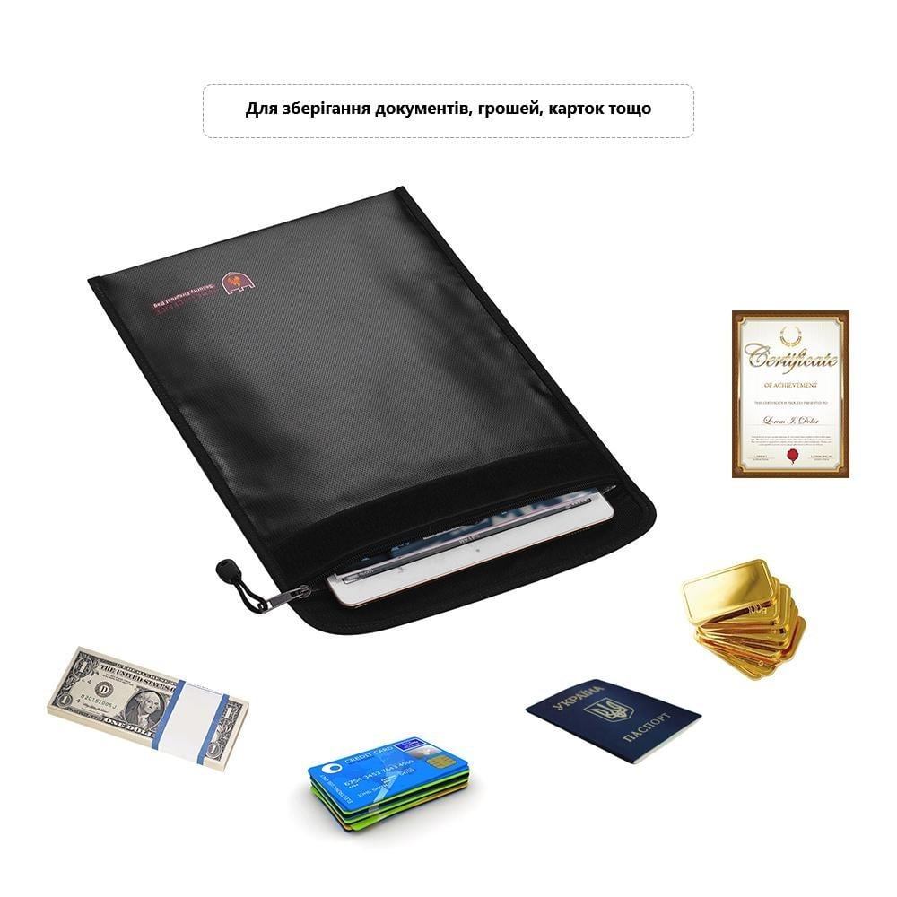 Папка для документов огнестойкая до 1200 С 38х28 см - фото 3 Папка для документов огнестойкая до 1200 С 38х28 см - фото 3