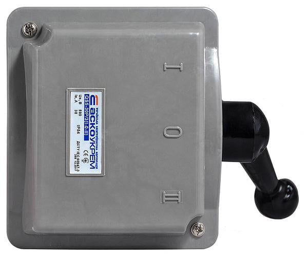 Разъединитель АСКО-Укрем QS5-30P/3 I-0-II 3P 30A 500 V