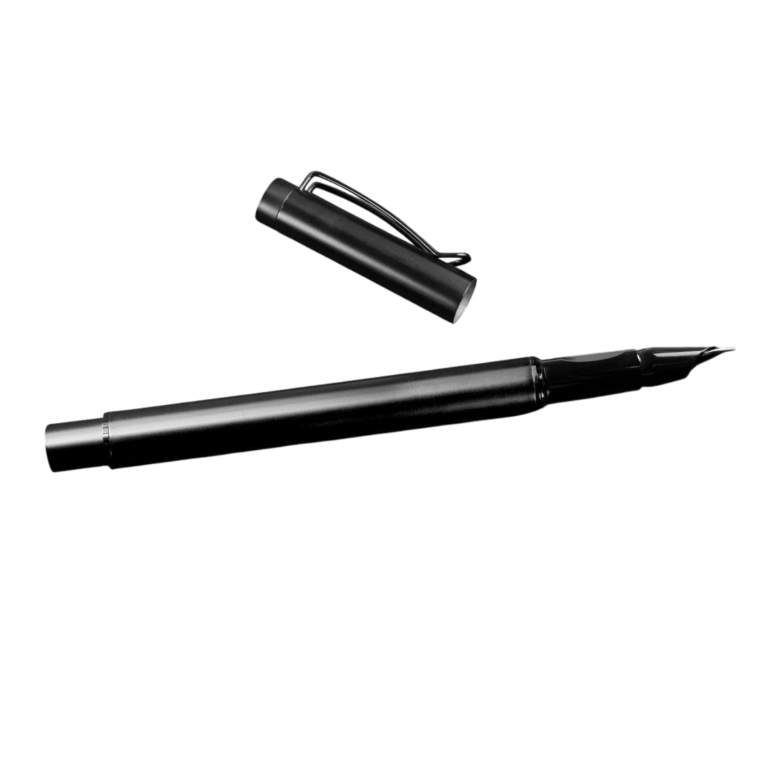 Перьевая ручка Kaco Lampo Simple Metal Fountain Pen Black