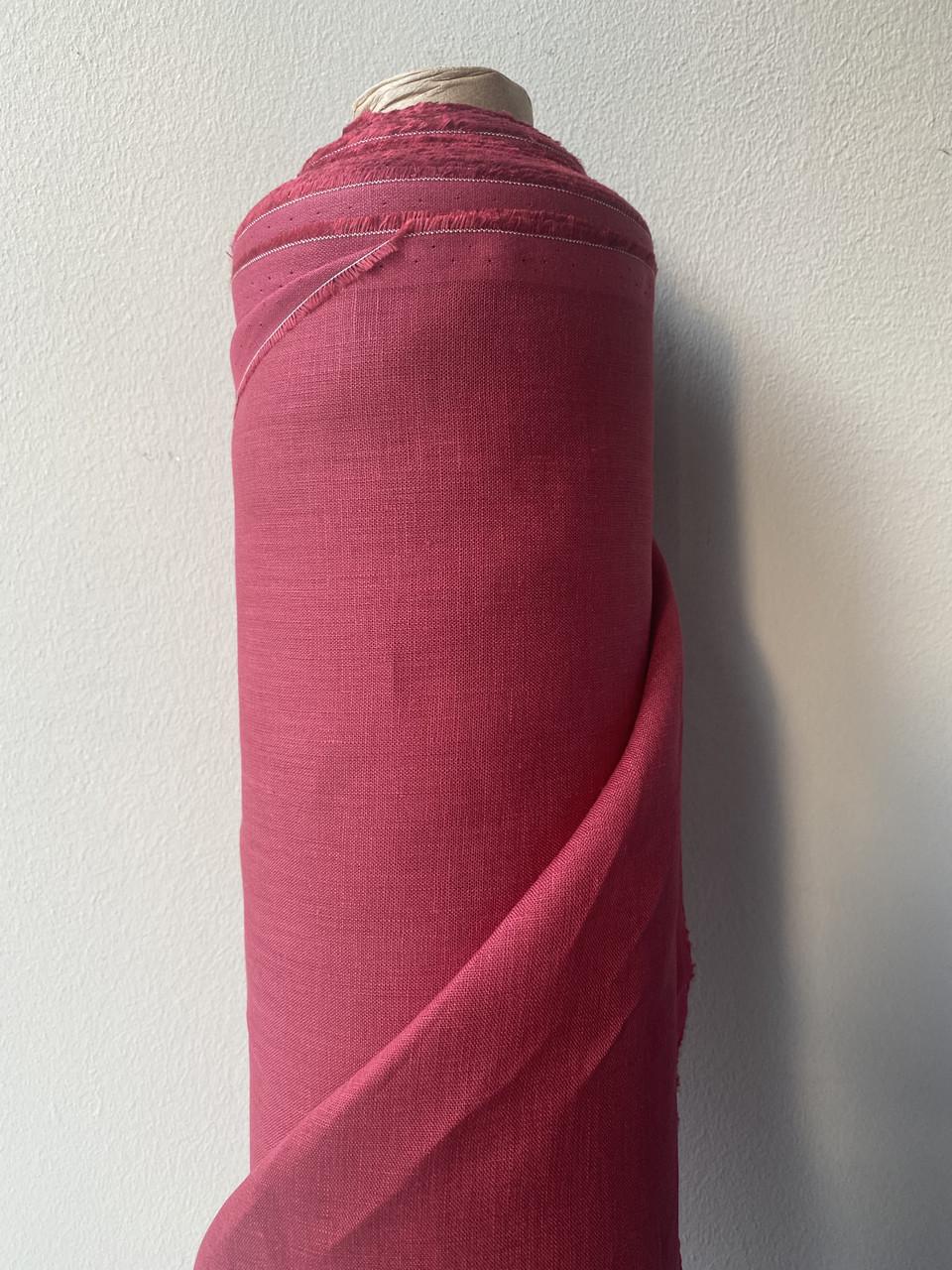 Ткань LINEN PLUS 100% лен 150 см 1293 Красный бархат - фото 1 Ткань LINEN PLUS 100% лен 150 см 1293 Красный бархат - фото 1