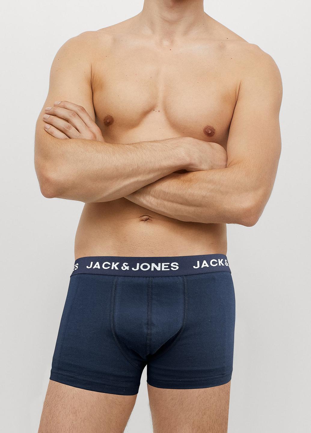 Трусы мужские Jack & Jones XL Темно-синий (12192796-1b49)
