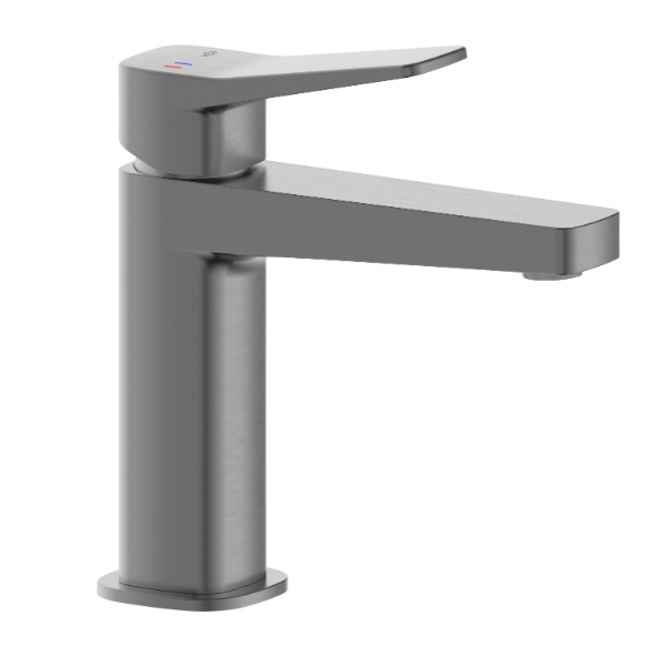 Смеситель для умывальника KFA Armatura Malaga однорычажный с донным клапаном Серый (4522-815-61) Смеситель для умывальника KFA Armatura Malaga однорычажный с донным клапаном Серый (4522-815-61)