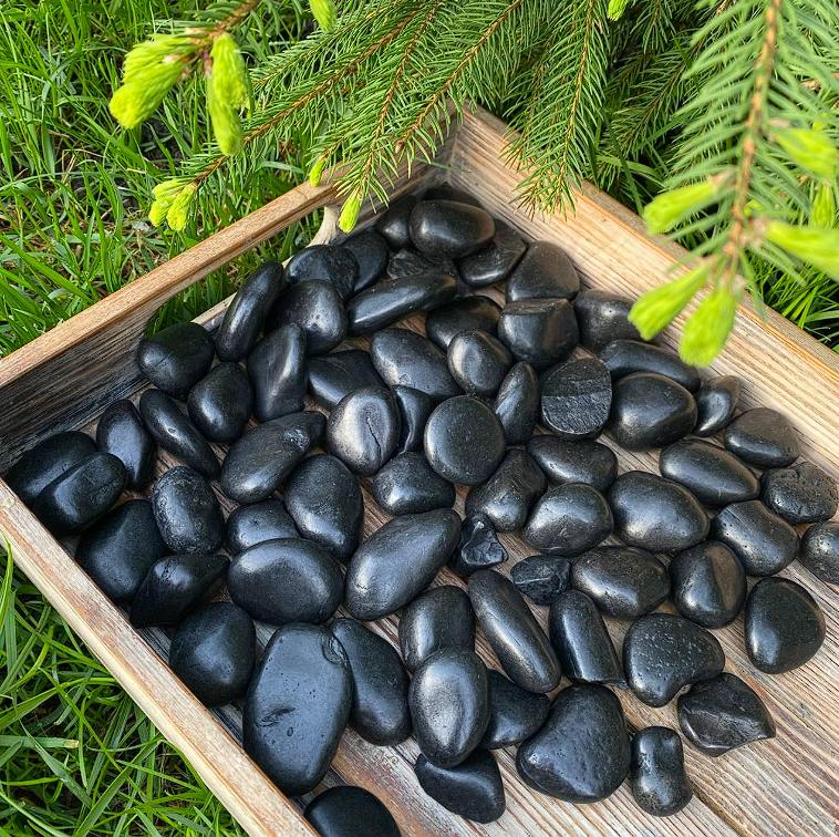 Декоративный мрамор полированный 20-40 мм 1 кг Черный - фото 4