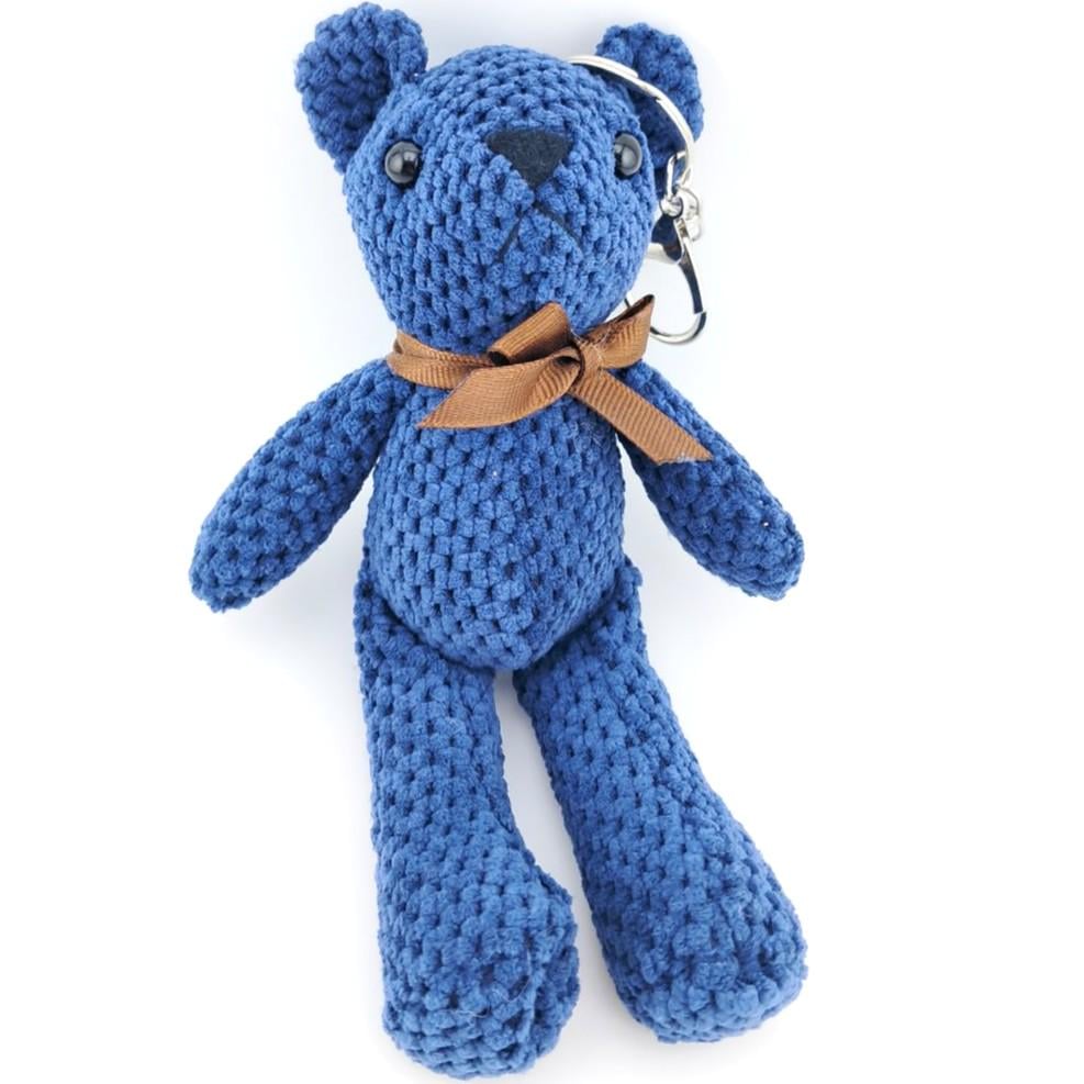 Игрушка Медвежонок вельвет дорис 16х7 см 1 шт. Темно-синий (ИГ1607м13)