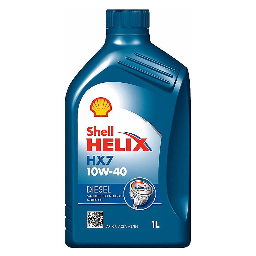 Моторное масло SHELL Helix HX7 Diesel 10W-40 1 л