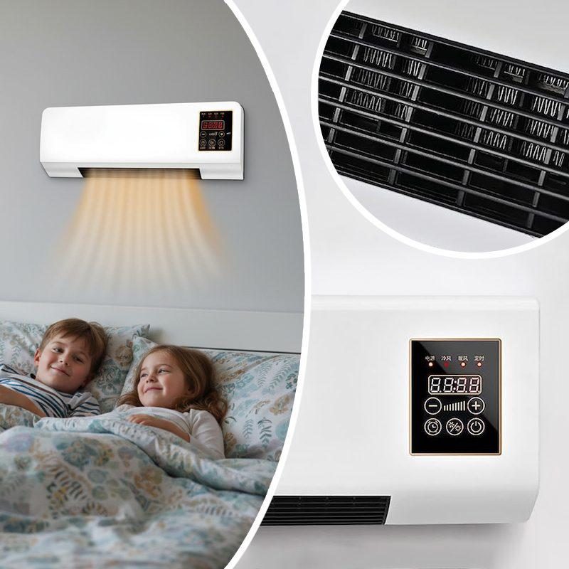 Тепловентилятор настенный 2000W с режимом обогрева охлаждения и пультом - фото 5