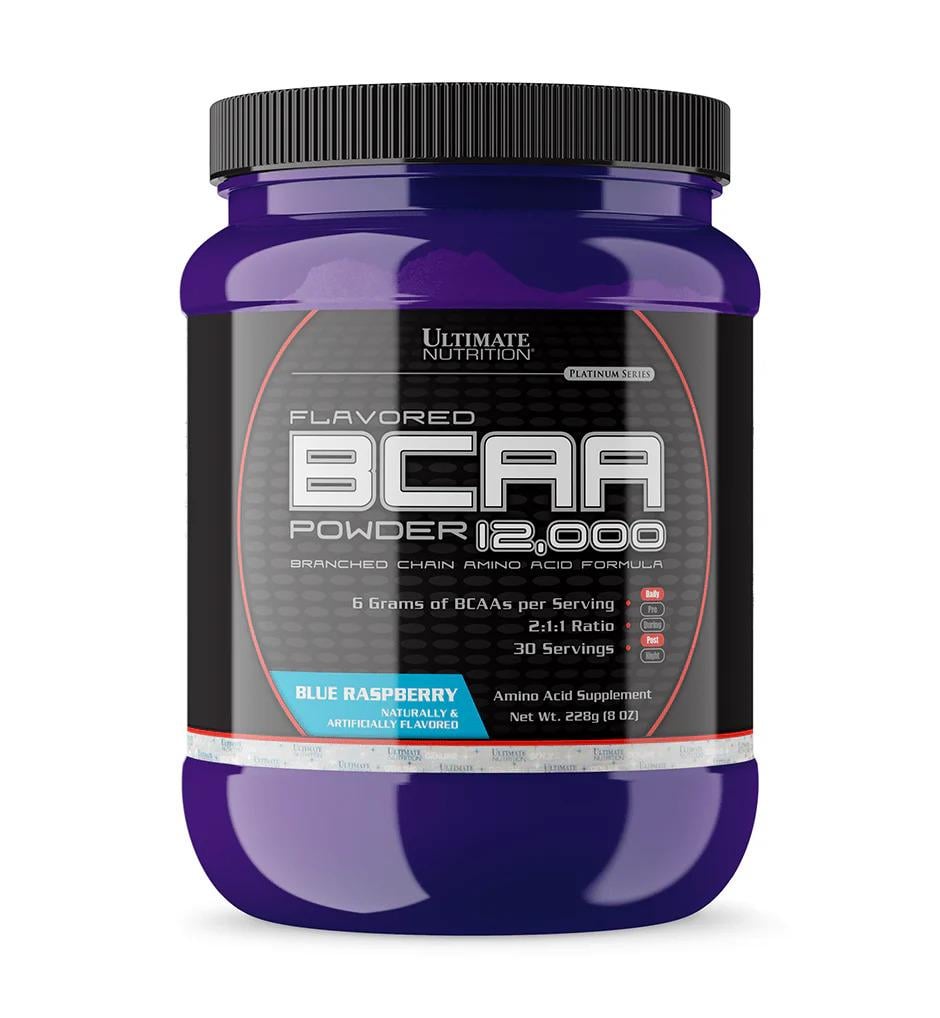 Аминокислоты Ultimate nutrition BCAA 12000 Blue Raspberry 228 г Аминокислоты Ultimate nutrition BCAA 12000 Blue Raspberry 228 г