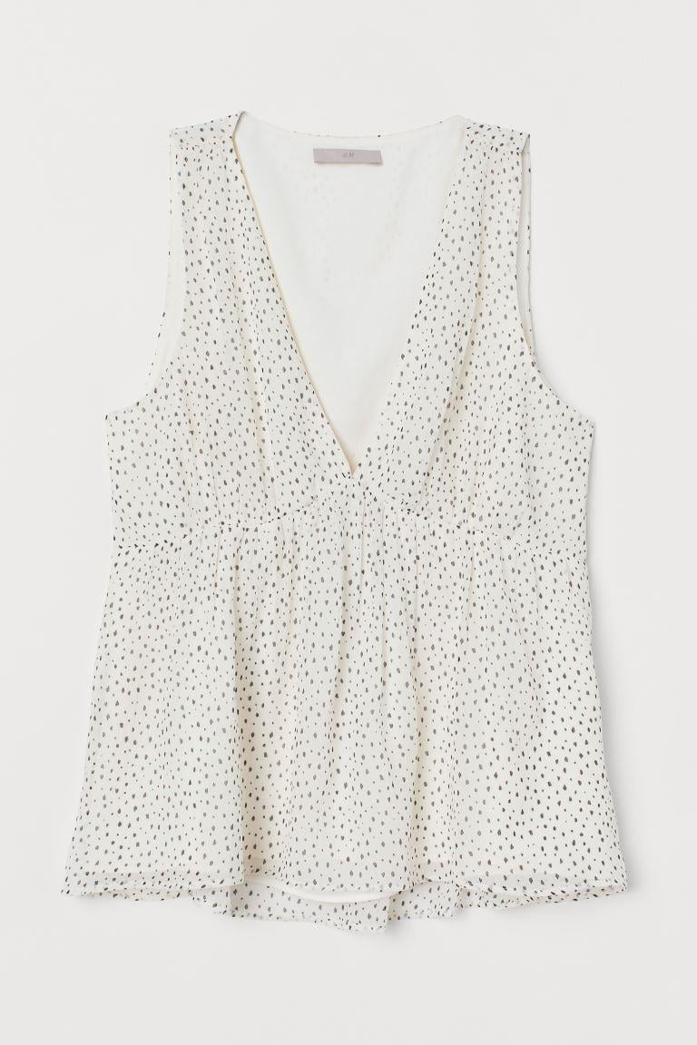 Блуза без рукава р. 38 Белый (7519150dlog)