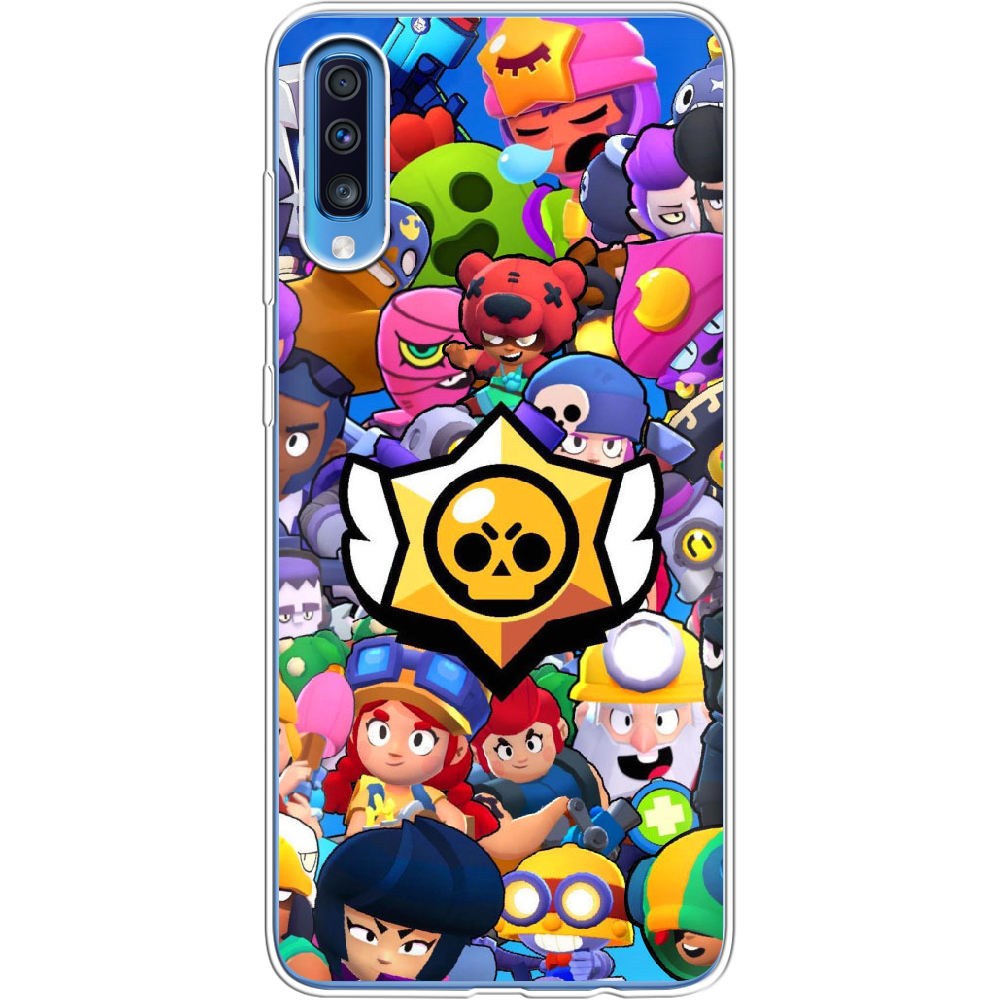 Чохол BoxFace Samsung A705 Galaxy A70 Brawl Stars Прозорий силікон (36860-up2389-36860)