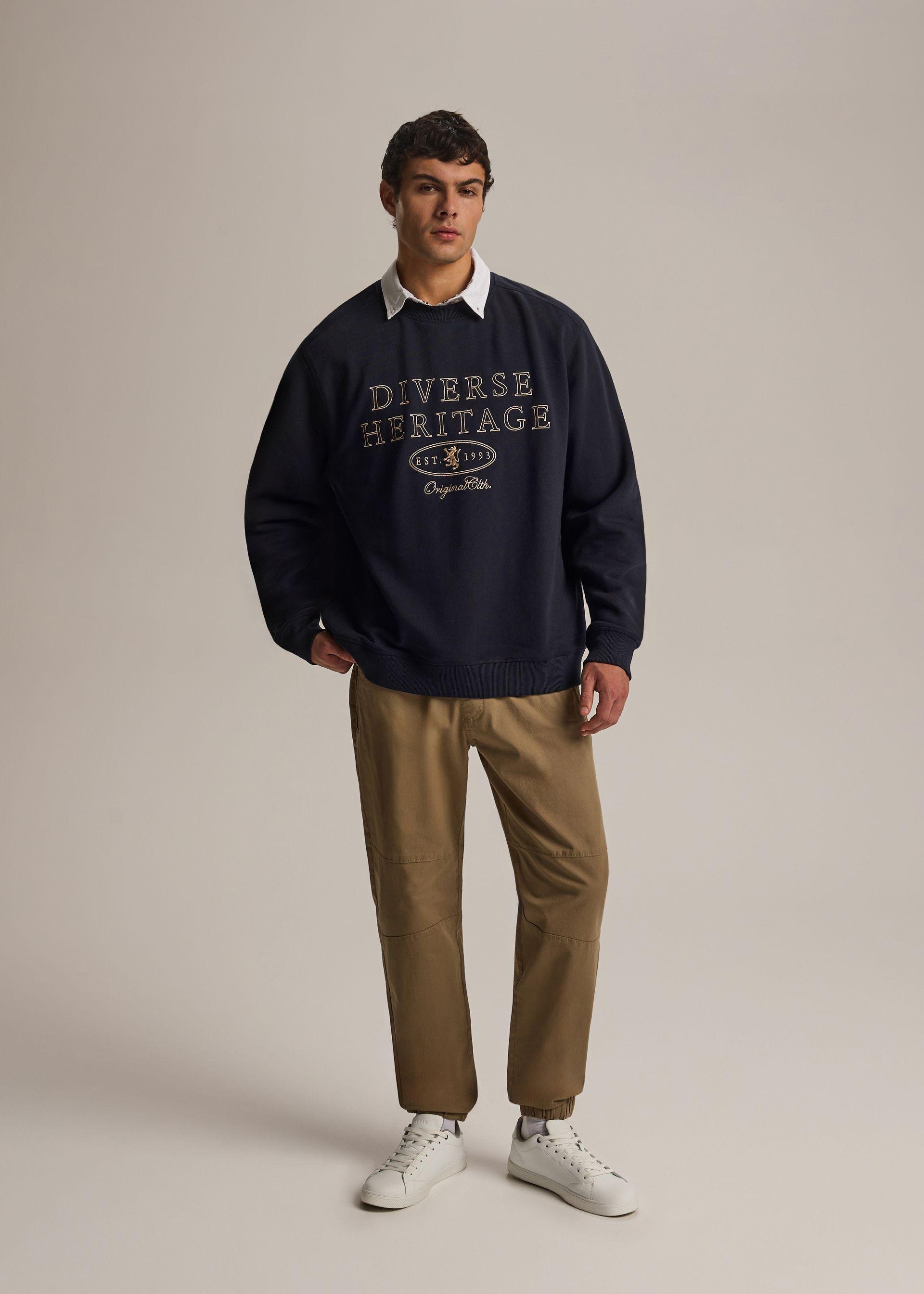 Брюки мужские jogger fit Diverse JOG ZIP 254 M Бежевый (5905384166265)