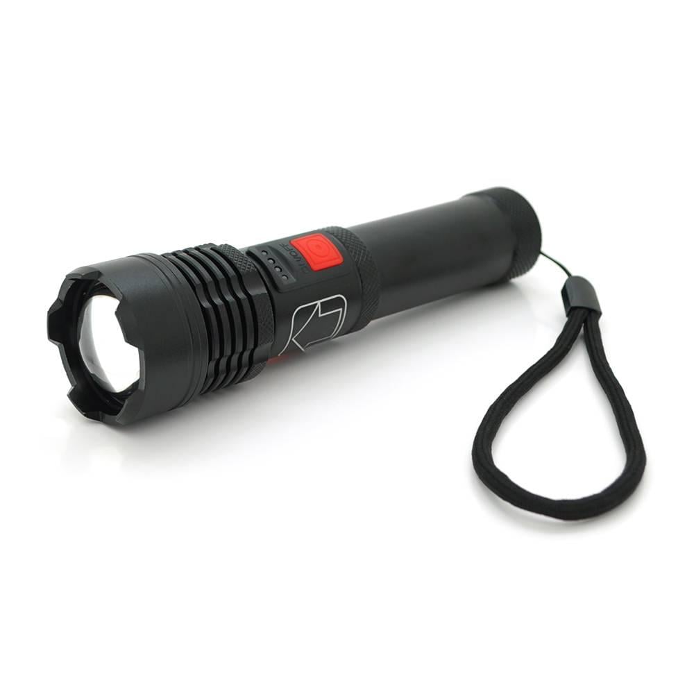 Ліхтарик Bailong BL-X72-P90 3 режими алюміній вбудований акумулятор USB кабель (36243)
