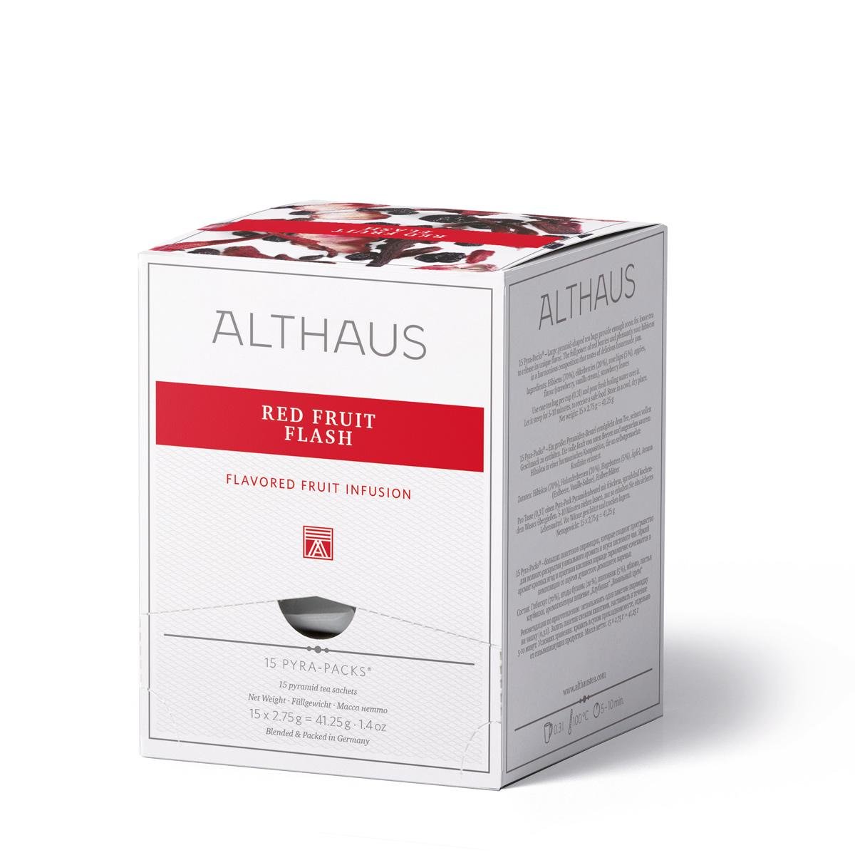 Чай Althaus Red Fruit Flash Pyra-Pack фруктовий 15 пакетиків (10055830)