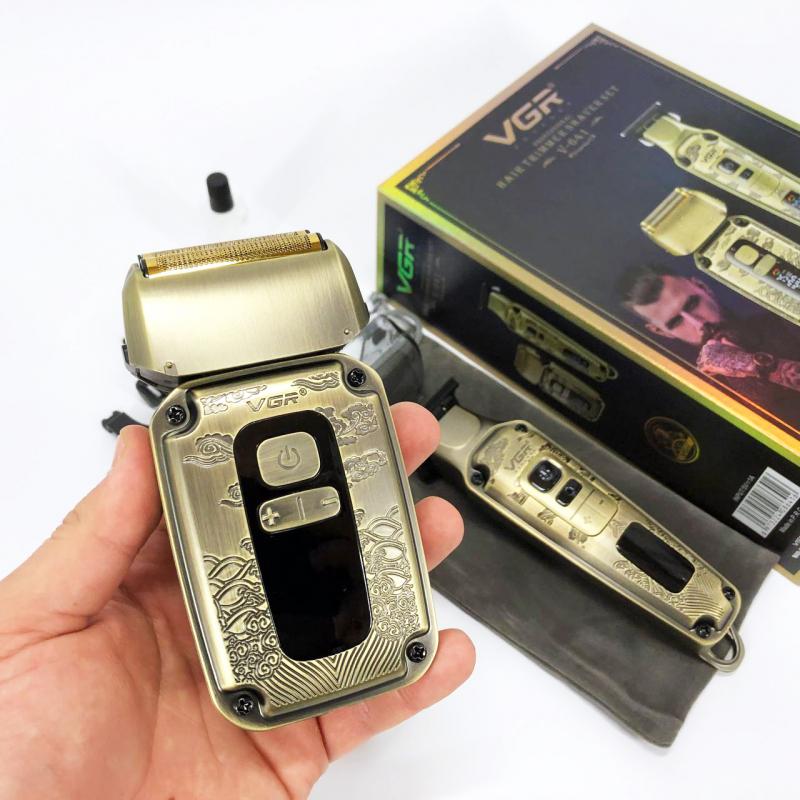 Набор для стрижки и бритья VGR V-641 триммер/сеточный шейвер (31806090) - фото 3