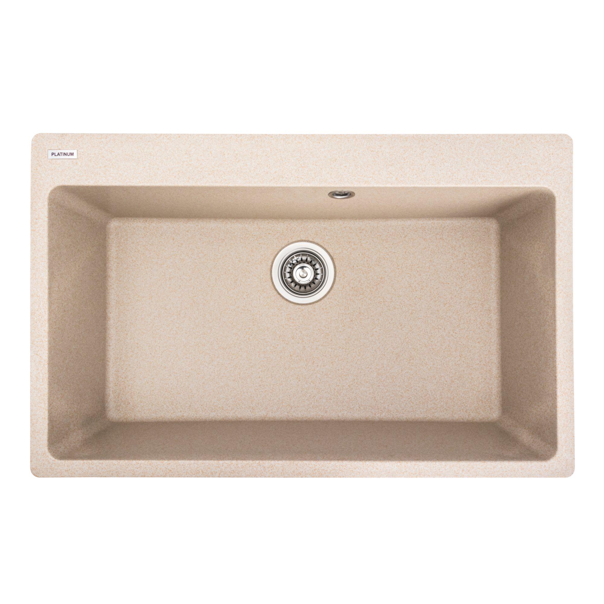 Мойка для кухни гранитная Platinum 7850 Bogema матовая Сафари Мойка для кухни гранитная Platinum 7850 Bogema матовая Сафари