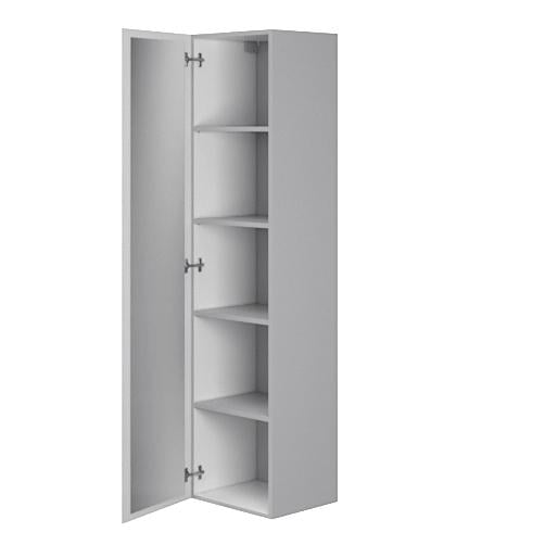 Пенал в ванную с зеркалом Cersanit Moduo 40 см Серый (S929-019) - фото 3