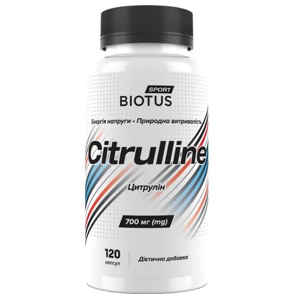 Цитрулін Biotus Citrulline 700 мг 120 капс. (000027290)