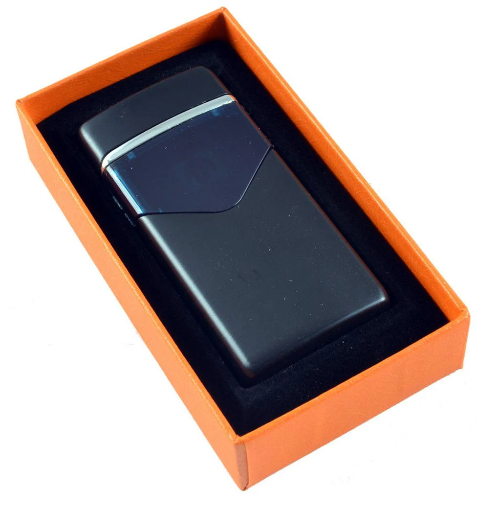 Зажигалка электроимпульсная Aura в подарочной коробке USB Black (32162095)
