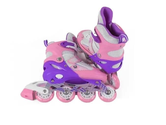 Роликовые коньки детские Best Roller раздвижные колеса PVC р. 30-33 (30044-S)