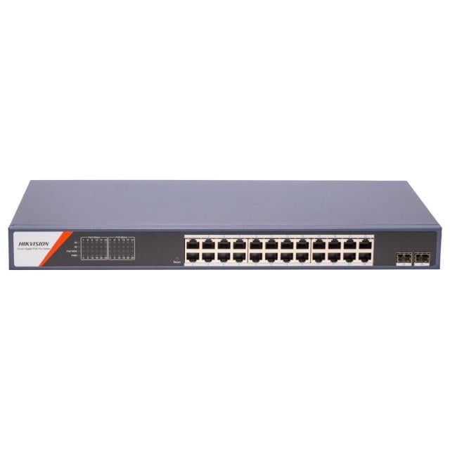 Комутатор 24 порти Hikvision DS-3E1526P-SI-24P2F керований