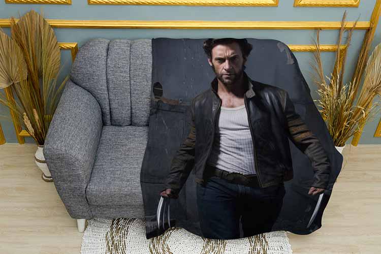 Плед Росомаха Фільм Wolverine Movie плюш двошаровий 135х150 см (113774-2)