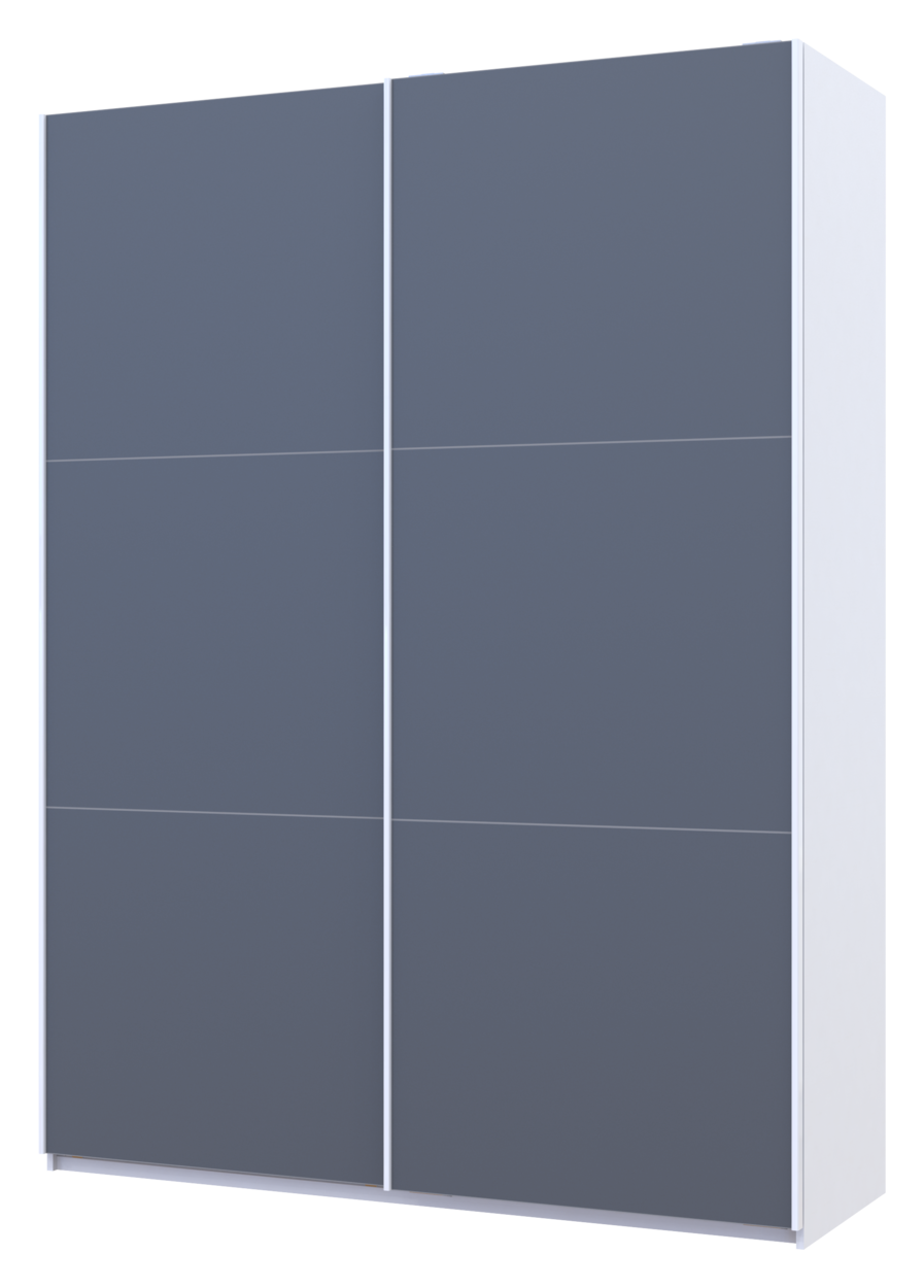 Шкаф-купе Doros G-Caiser 180х60х240 см Графитовый/Белый (42005093)
