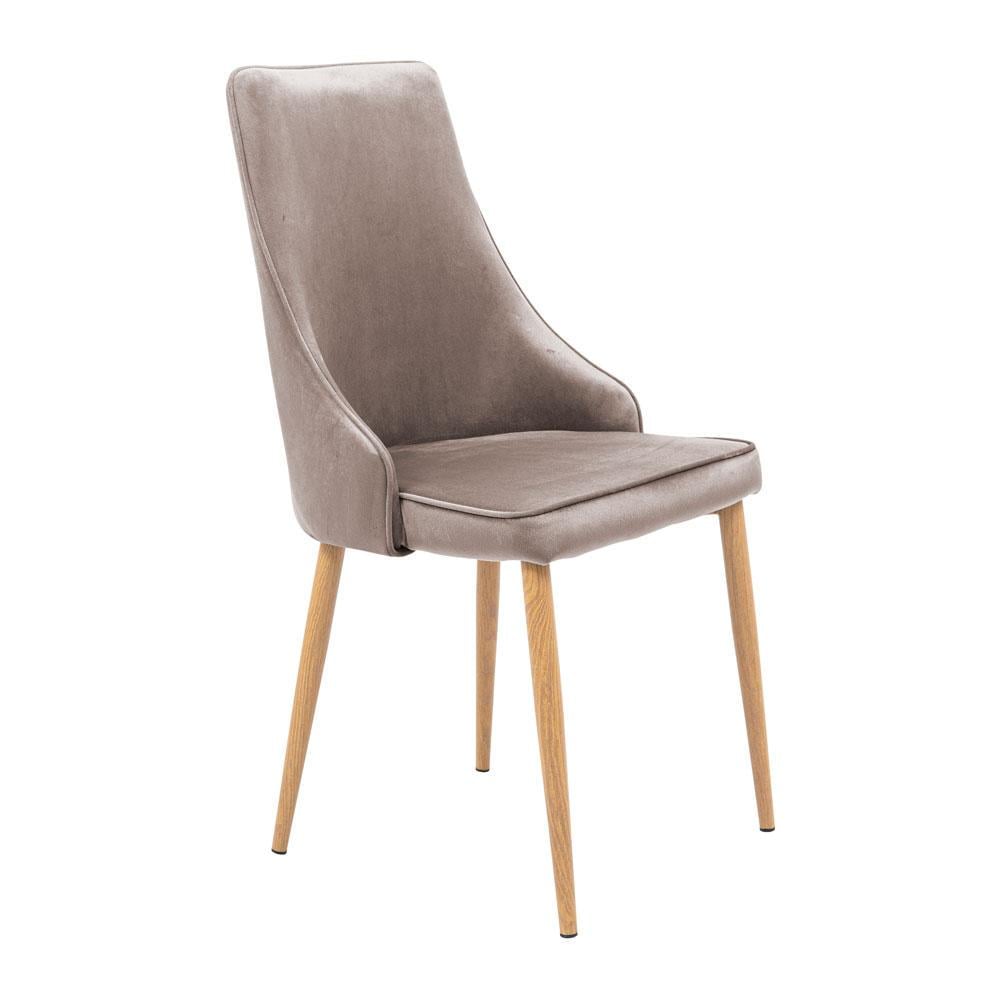 Стул FSolutions Brunch ножки имитация дерева Какао