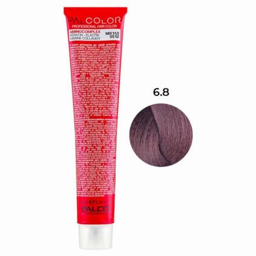 Крем-краска для волос профессиональная PALCO с комплексом аминокислот 100 мл 6.8 блонд темный орех (2517982990)