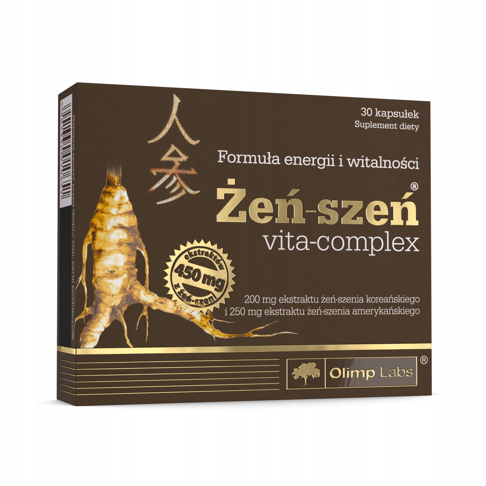 Женьшень OLIMP Ginseng vita-complex 30 Капсул
