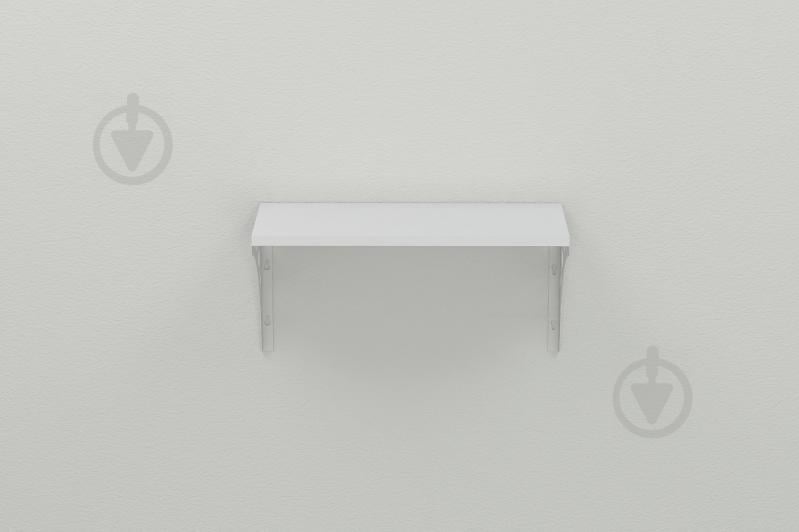Полка настенная Ferrum-decor Ханди 2 240x700x240 металл Белый ДСП Белое 16 мм (XND0050)