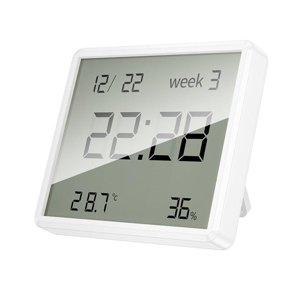 Термометр-гігрометр Hoco HX41 Indoor electronic clock with hygrothermometer 3,5" White (6942007647830) Термометр-гігрометр Hoco HX41 Indoor electronic clock with hygrothermometer 3,5" White (6942007647830)